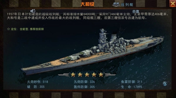 《舰指太平洋》三大重点战舰类型介绍
