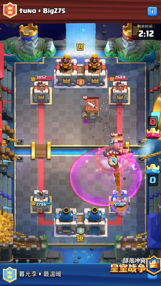 皇室战争2V2强势卡组推荐 超级毒刺矿工流防反消耗