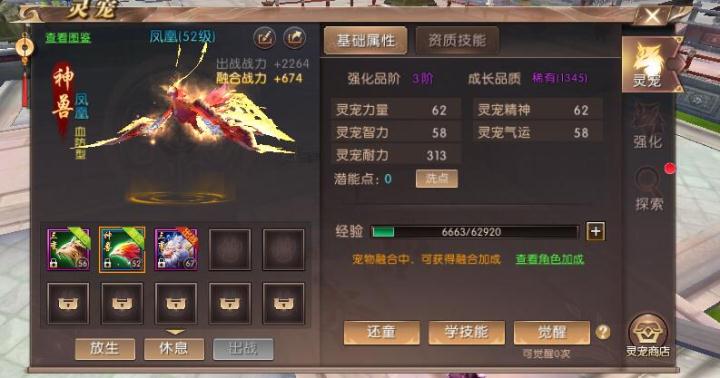 轩辕传奇手游坦克使用什么灵宠好？凤凰与棕熊对比
