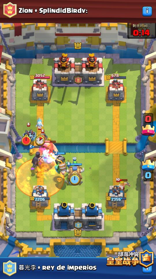 皇室战争攻辅兼备2V2卡组推荐 镜像巫刺骑士流助你取胜