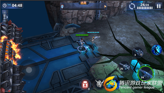 星际火线主线关卡5-2神秘物质三星通关攻略-天宇游