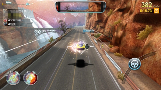 天天飞车火力大乱斗之凝情山谷怎么得第一？技能道具使用技巧