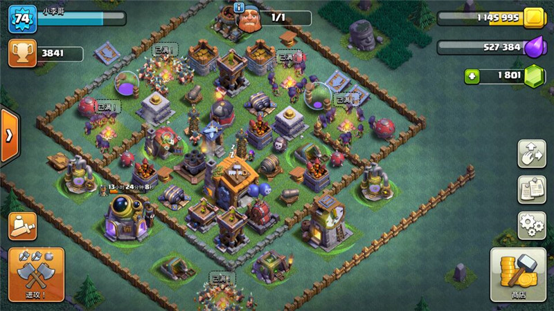 部落冲突夜世界七本火力防守阵怎么破解？攻克组合推荐