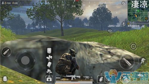 光荣使命手游单排卡禁令圈边缘有什么好处？