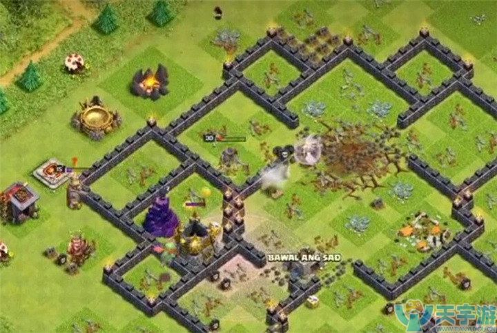 部落冲突九本武神流打法 暴力平推拿下三星 部落冲突九本武神流打法 暴力平推拿下三星