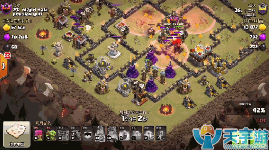 部落冲突九本部落战暴力狗球另类打法 不杀女王和联盟兵 部落冲突九本部落战暴力狗球另类打法 不杀女王和联盟兵