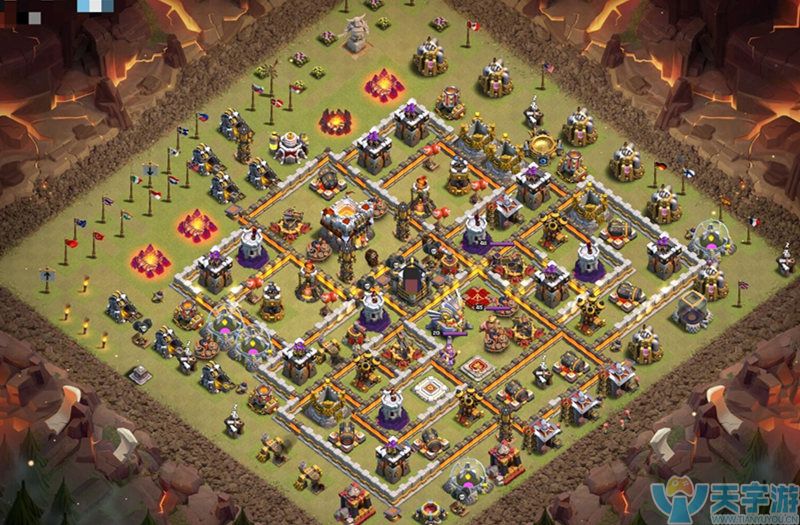 部落冲突十一本部落战用什么阵型好？11本守家阵型推荐