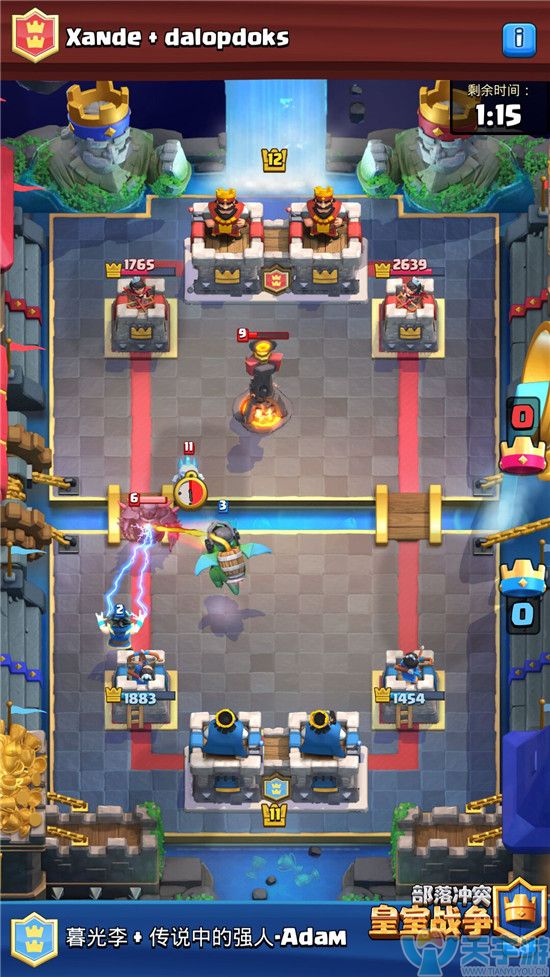 皇室战争2V2卡组推荐：皮卡毒屋矿流卡组玩法解析