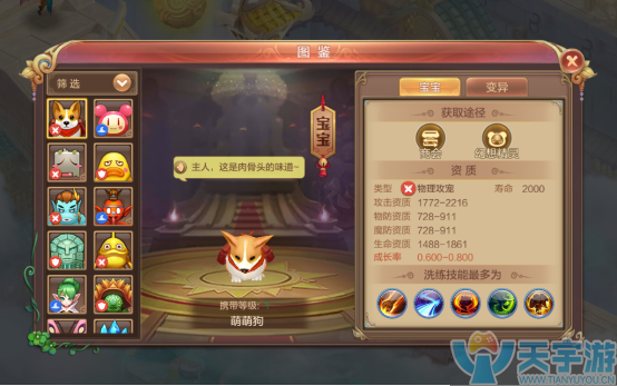 自由幻想手游物理攻击宠物怎么获取？物攻宠图鉴