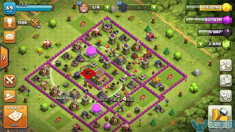 部落冲突八本初期多重防守阵布阵思路 防御建筑细节解析