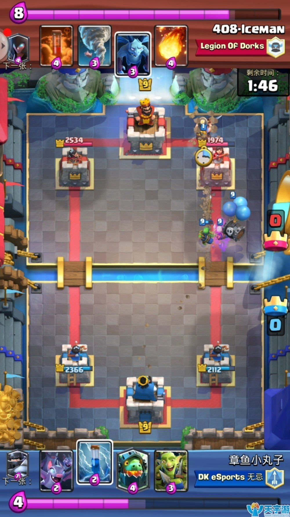 皇室战争锦标赛卡组推荐：小费矿工超骑流轻松获得12胜