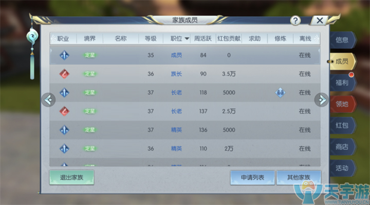 择天记手游家族福利有哪些？家族系统介绍