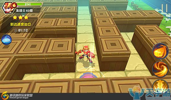 《梦想召唤王》逃出迷宫第四关三星过关技巧 《梦想召唤王》逃出迷宫第四关三星过关技巧