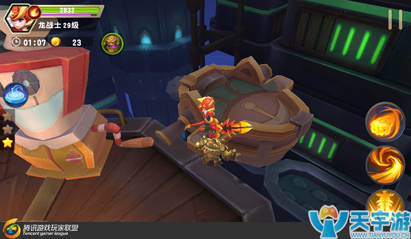 《梦想召唤王》普通关卡第三章第4关怎么过？3-4机械工厂通关技巧