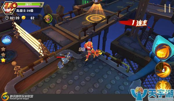 《梦想召唤王》普通关卡第三章第4关怎么过？3-4机械工厂通关技巧