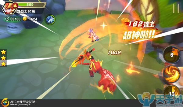 《梦想召唤王》普通关卡第5章第1关怎么过？5-1森林危机通关技巧