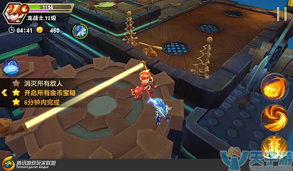 《梦想召唤王》普通关卡第6章第5关怎么过？6-5绝命逃亡通关攻略