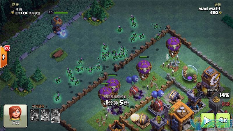 部落冲突夜世界七本热门国形阵怎么破？国形阵攻克思路