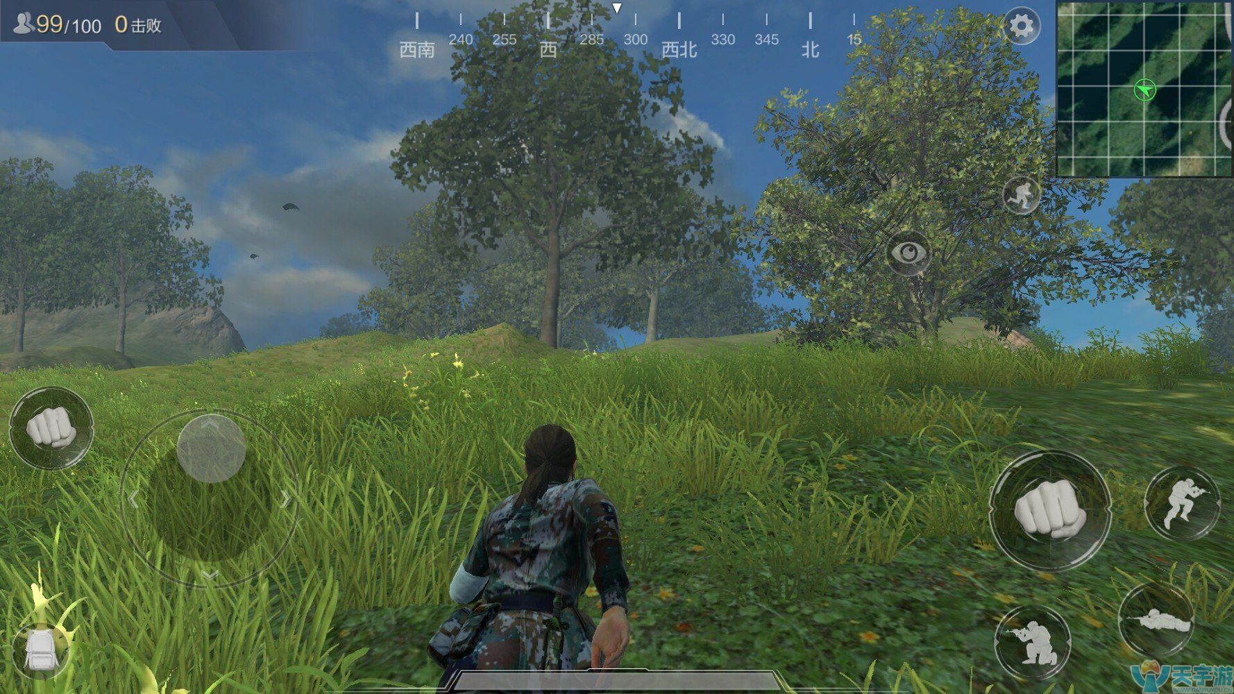 光荣使命手游不小心跳到野外如何应对？野外发育技巧