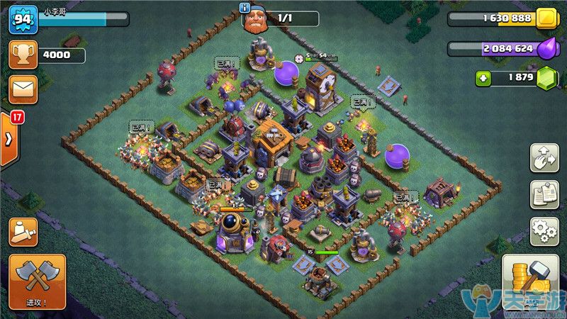 部落冲突夜世界七本防守阵型推荐：强势双防国字阵搭配详解