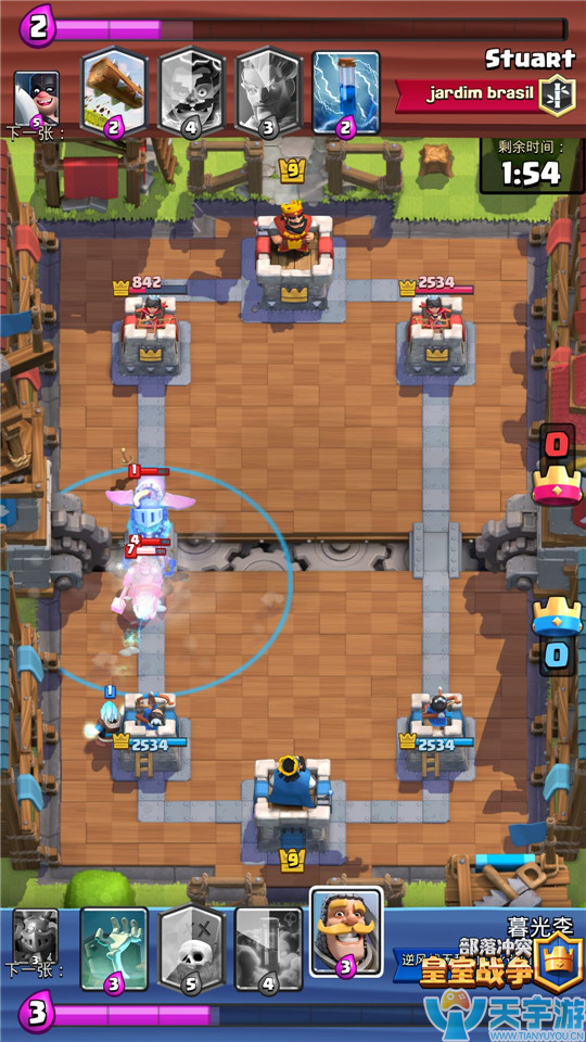 皇室战争多重防反蹦迪组合推荐：冰风毒墓园流卡组玩法