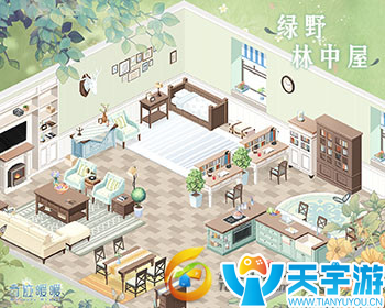 《奇迹暖暖》绿野林中屋家具盘点