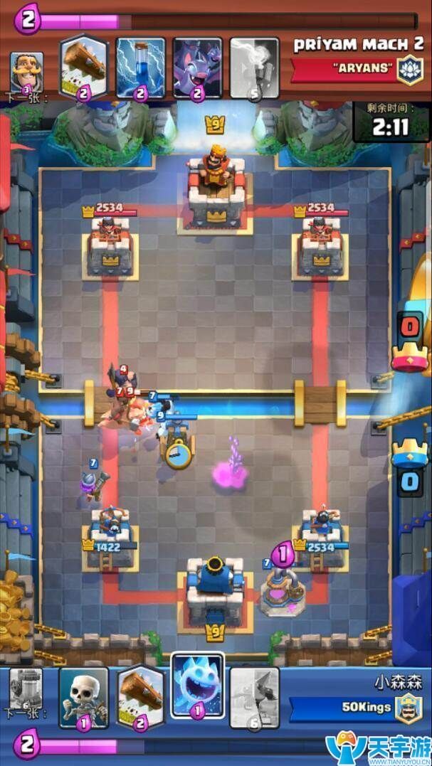 皇室战争低费连弩卡组推荐 X连弩自闭流实战图文详解