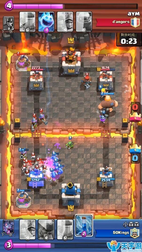 皇室战争巨人三枪流和石人三枪流哪个更厉害？实战图文详解