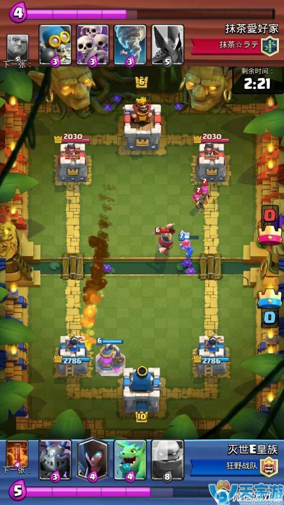 皇室战争强势卡组推荐 暗巫青龙石卡组实战图文详解