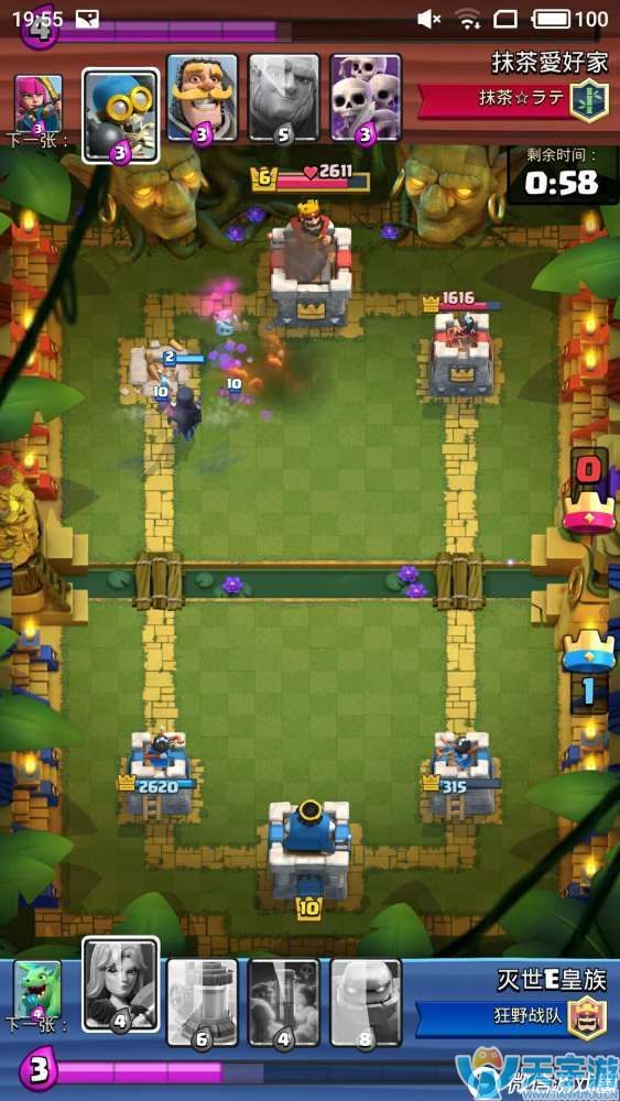 皇室战争强势卡组推荐 暗巫青龙石卡组实战图文详解