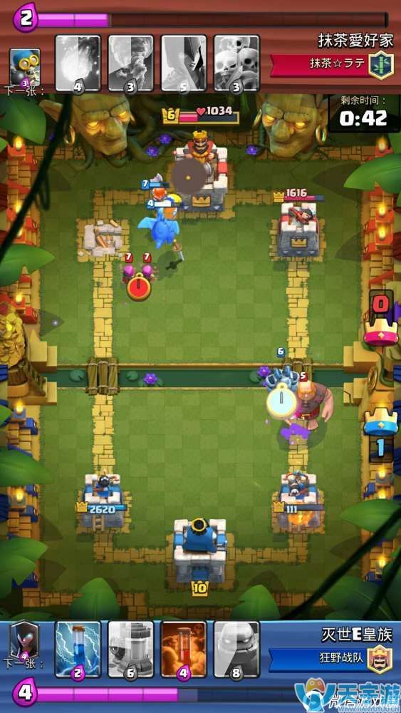 皇室战争强势卡组推荐 暗巫青龙石卡组实战图文详解