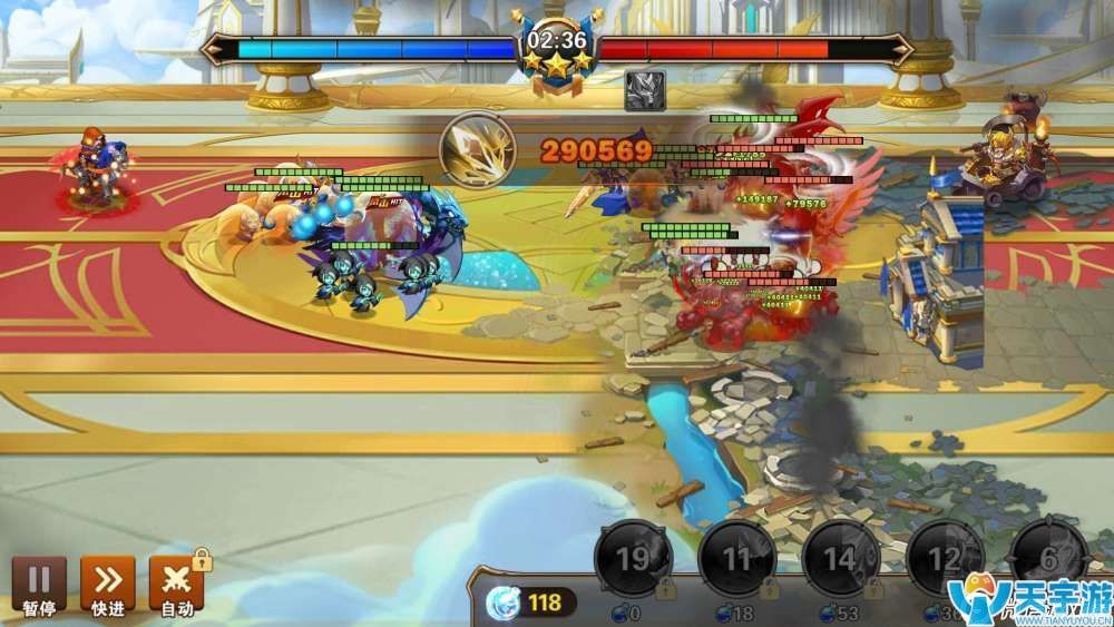 《魔法门之英雄无敌》V0玩家云中城17-4打法分享