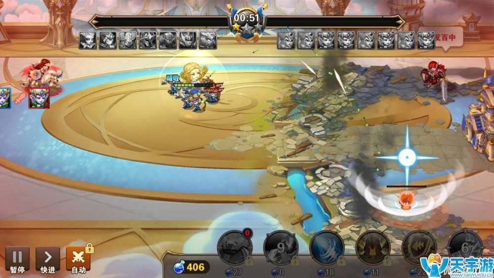 《魔法门之英雄无敌》V0玩家云中城17-4打法分享