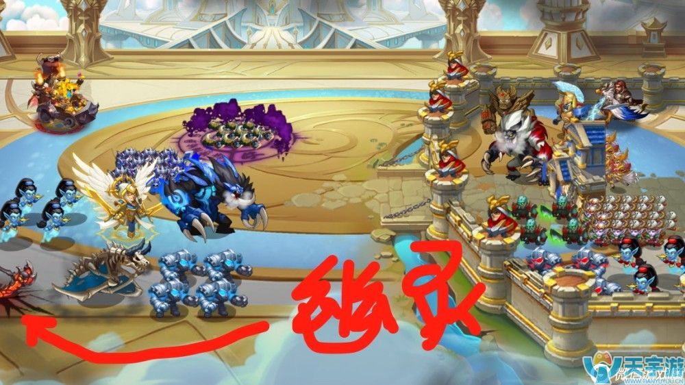 《魔法门之英雄无敌》云中城18-4怎么过？18-4打法分享