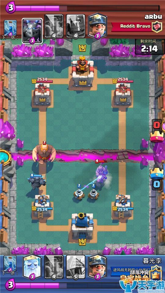 皇室战争皮卡超人卡组分享 多变防反电车皮卡矿流玩法