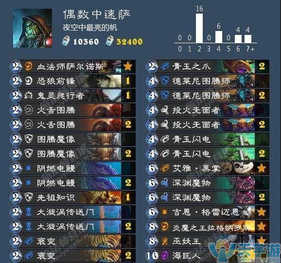 炉石传说图腾萨卡组